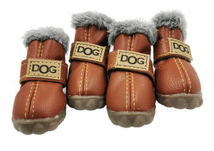 Pet Dog Shoes Winter Super Warm