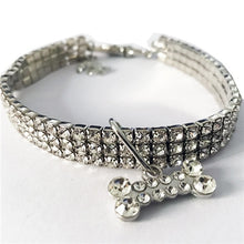 Load image into Gallery viewer, Bling Crystal Dog Collar Diamond Puppy
