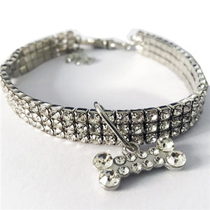 Bling Crystal Dog Collar Diamond Puppy