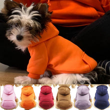 Load image into Gallery viewer, Solid Dog Hoodies Pet Clothes for Small Dogs
