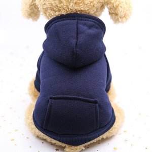Solid Dog Hoodies Pet Clothes for Small Dogs