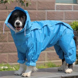 Large Dog Raincoat Clothes Waterproof